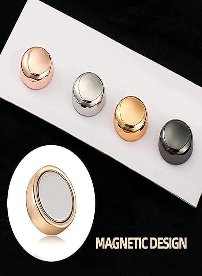 GERIX 4 Pairs Elegant Magnetic Hijab Pins for Women - Stylish Scarf Magnets for Girls - Image 5