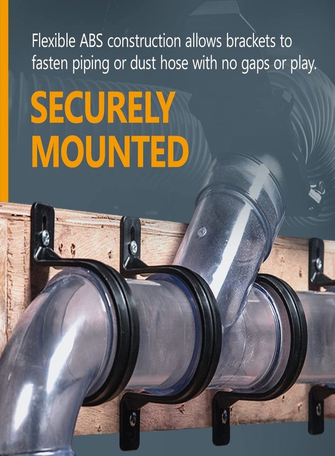 POWERTEC 70319-P2 Hangers for 2-1/2" Dust Collection Hose and Pipe, with Mounting Screws, 10 PK - Image 5