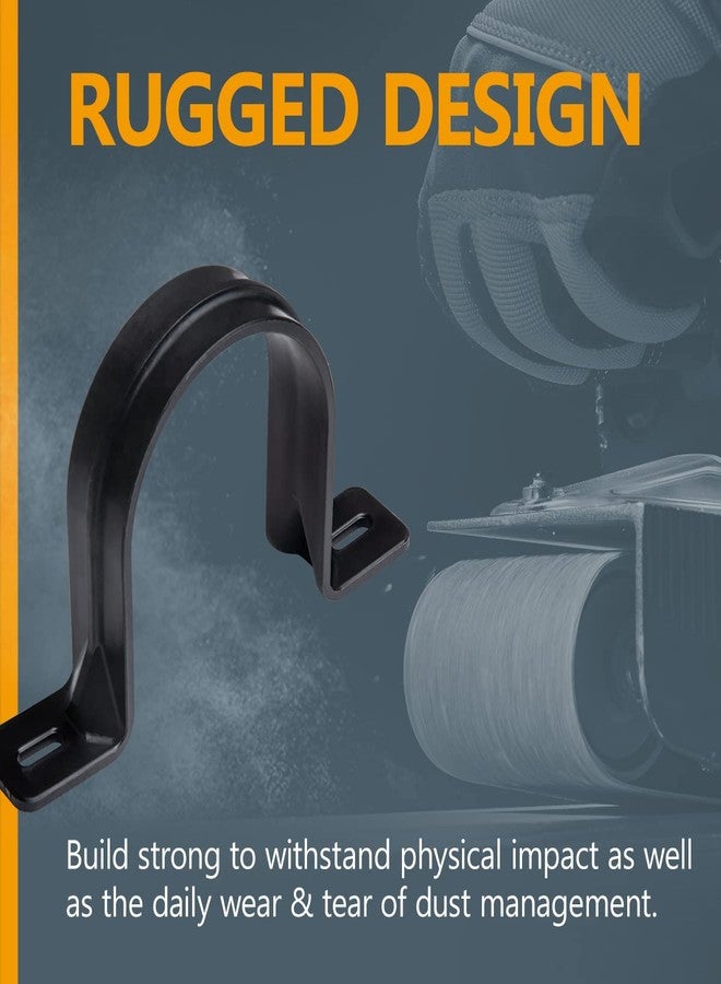 POWERTEC 70319-P2 Hangers for 2-1/2" Dust Collection Hose and Pipe, with Mounting Screws, 10 PK - Image 4