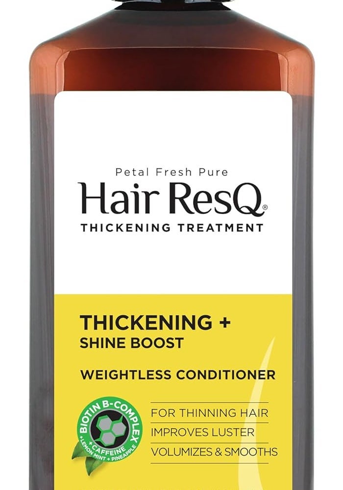 Petal fresh بلسم بيطال فريش هير ريسكيو لتكثيف الشعر وزيادة اللمعان - 355 مل | ليمون عضوي بالنعناع و أناناس | خالي من البارابين، خالي من الكبريتات ونباتي - Image 1