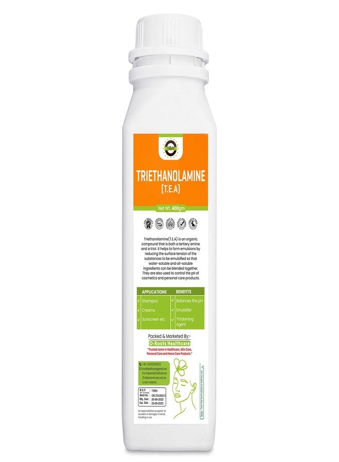 OROOTS TRIETHANOLAMINE (T.E.A) (100gm) for Shampoo, Creams, Sunscreen, Cosmetics, Other DIY Personal Care Products - Image 2