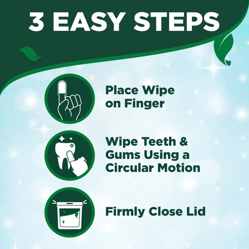 Vet's Best Finger Dental Wipes for Dogs and Cats â€“ Oral Care Wipes for Teeth Cleaning, Fresh Breath, and Tartar Control â€“ Gentle Finger Pads for Pet Dental Hygiene and Plaque Removal â€“ 50 Count - Image 5