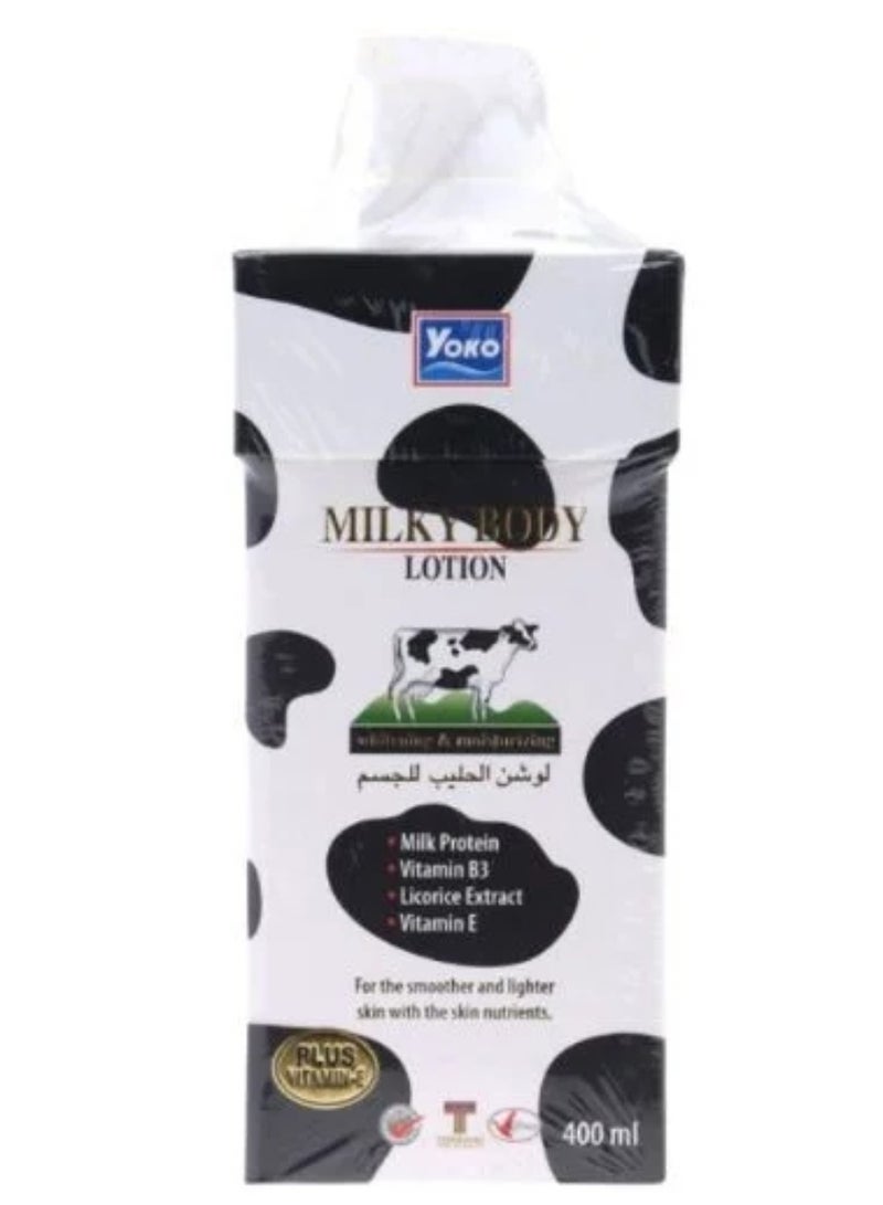 يوكو لوشن الجسم بالحليب 400 مل