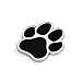 Fsforcar Paw Print Car Decal 3D Chrome Dog Paw Footprint Metal Sticker for Auto Motorcycle - Image 2