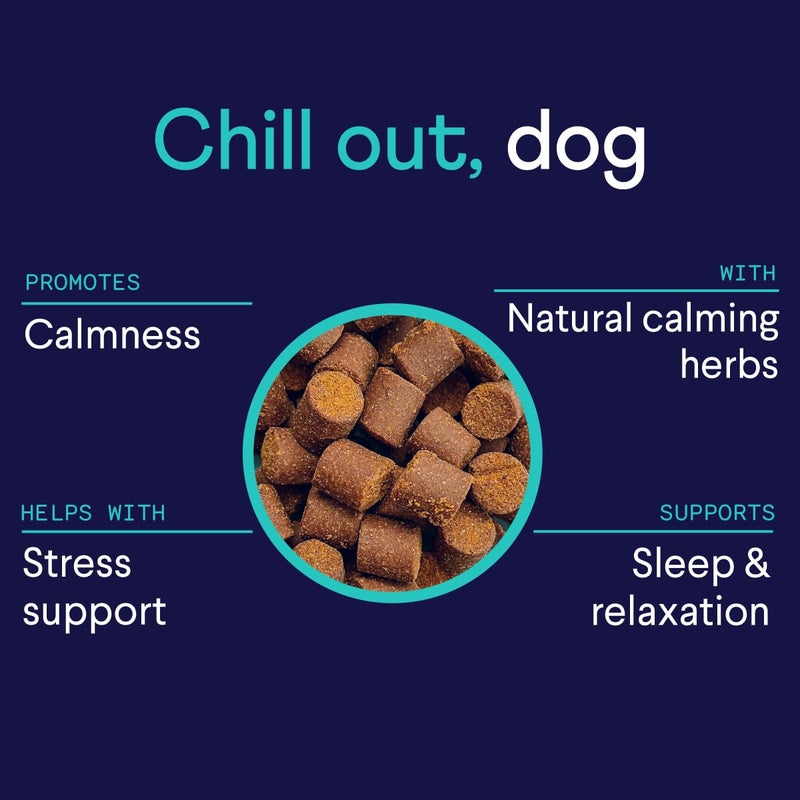 Finn Calming Aid for Dogs - Natural Calming Chews with Melatonin to Support Stress, Separation & Sleep - 90 Soft Chews - Image 3