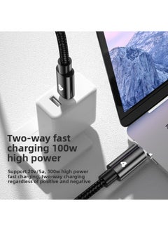 Generic Lightning 4 Double Typec Full-function Data Cable 8K @ 60Hz HD Video 40GB High-speed Transmission Pd100w-Color:Male To Male Adapter  - Image 4