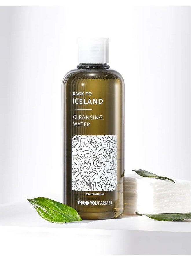 Thank You Farmer Back To Iceland Cleansing Water 270ml, Korean Skincare, Micellar Cleansing Water  - Image 2