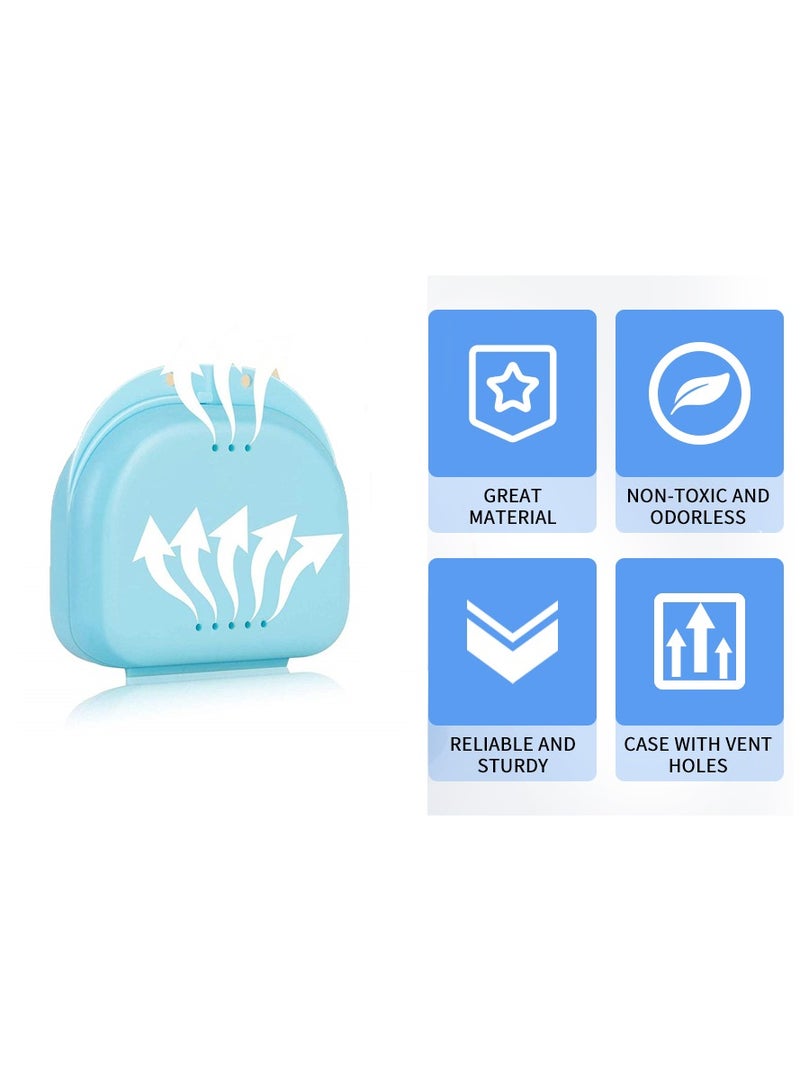 Zikra 3 Pack Orthodontic Retainer Holder Cases, for Retainer Box Braces Box Storage Box Easy to Carry - Image 3