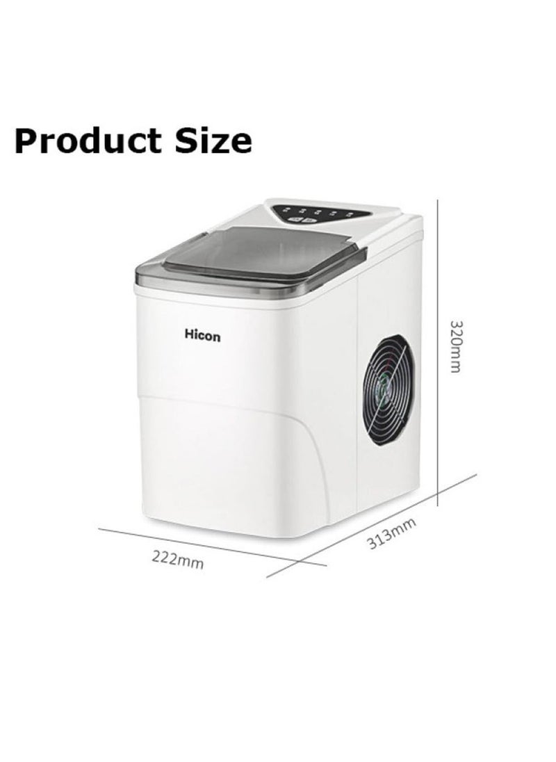 HICON Hicon HZB-16AL Smart Ice Maker Machine 2L Capacity - White.  - Image 2
