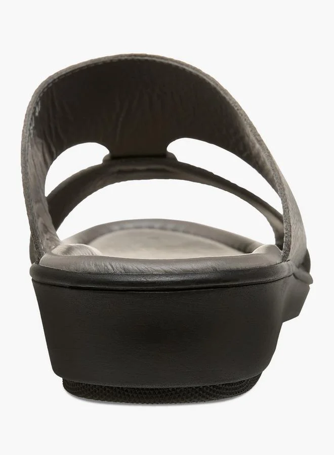 LBL by Shoexpress GREY Textured Slip-On Arabic Sandals for Men | Best Price UAE