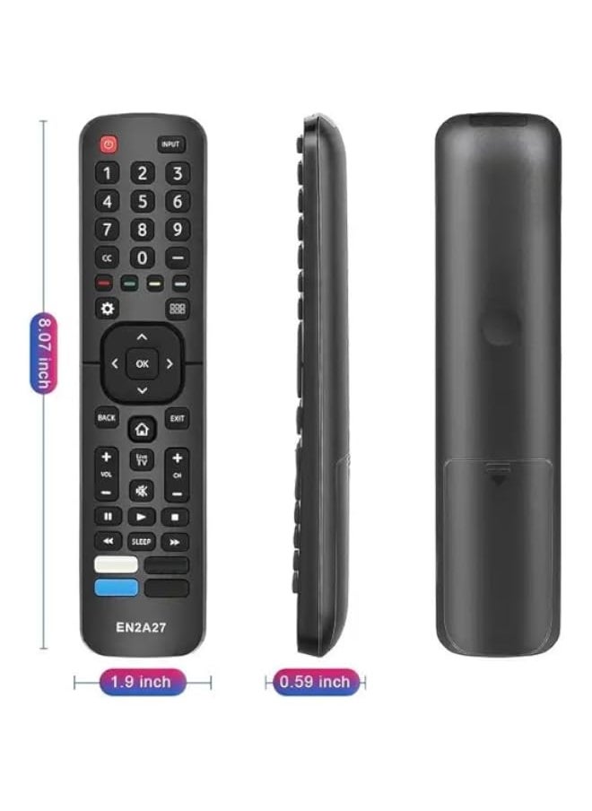 HuHa - Avtbeisty Universal Remote Control ERF2G60H for Hisense Sharp LED Smart TV Remote Replacement EN2A27 EN2BK27S - Image 1