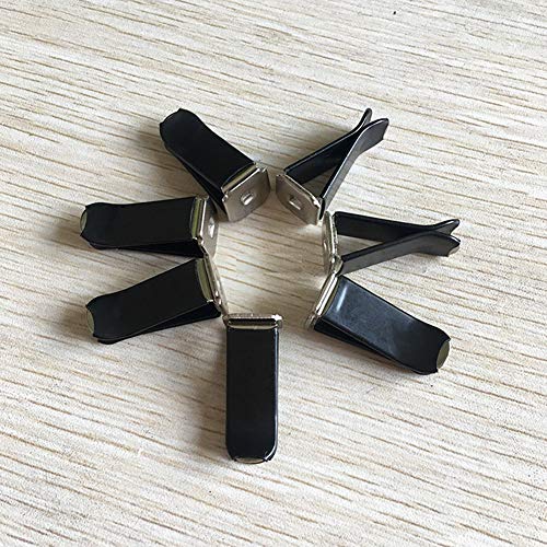 lasenersm 10 Pieces Square Head Car Air Vent Clip Car Vent Clip Auto Air Conditioner Car Outlet Clips, Black Clip - Image 4