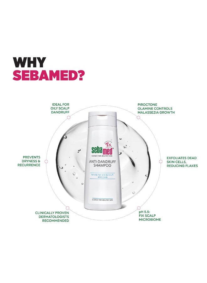 سيباميد شامبو سيباميد المضاد للقشرة 200 مل | درجة حموضة 5.5 | يقلل من القشرة وحكة فروة الرأس وتهيجها | بيروكتون أولامين | خالٍ من الفثالات وكبريتات لوريل الصوديوم والسموم والبارابين | يقلل من القشرة بنسبة 50% في أسبوعين - Image 3
