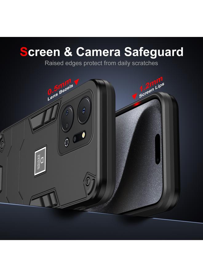 اس-توب جراب هاتف Honor X7a 2 في 1 مقاوم للصدمات - Image 2