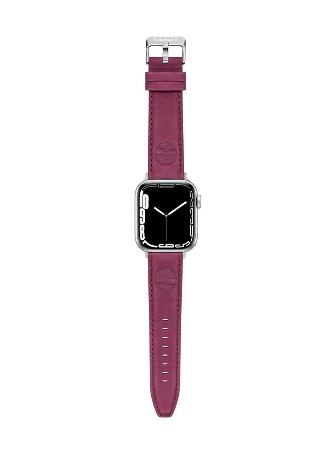 Timberland Magenta Lacandon Unisex Universal Leather Watch Strap 22 mm - TDOUL0000114  | Best Price UAE