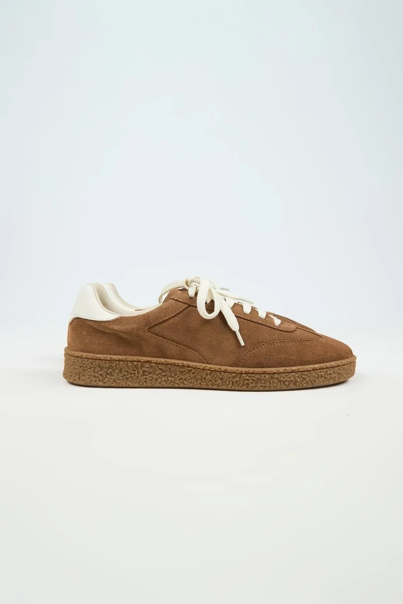 Krahe Krahe Palminteri 2 Men's Genuine Leather Lace-up Sand-Ecru Sneakers