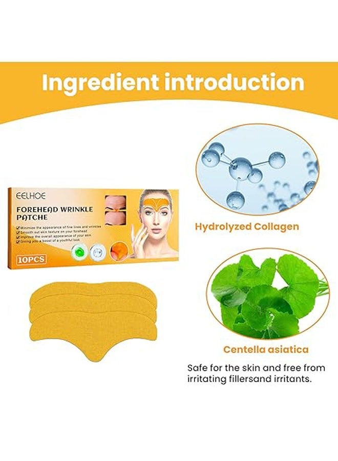 general 30pcs forehead wrinkle removal patches, smooth forehead and fine lines and smooth wrinkles, facial forehead patches, lift facial skin, hydrolyzed collagen wrinkle forehead patches and smooth wrinkles - Image 5