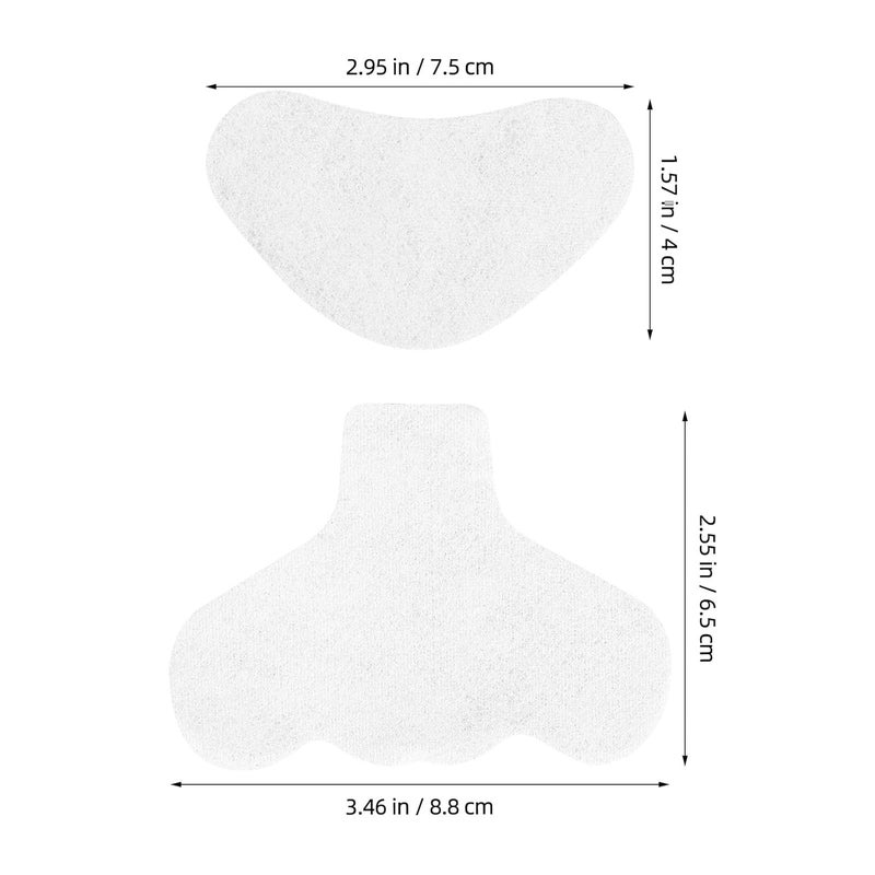 4 Boxes Cotton Lotion Pack for Nose and Chin - Pore Pack Blackhead Care - Natural Cotton Sheet Facial Cleansing Pads for Nose Bridge and Chin Treatment Hydrating - Image 2