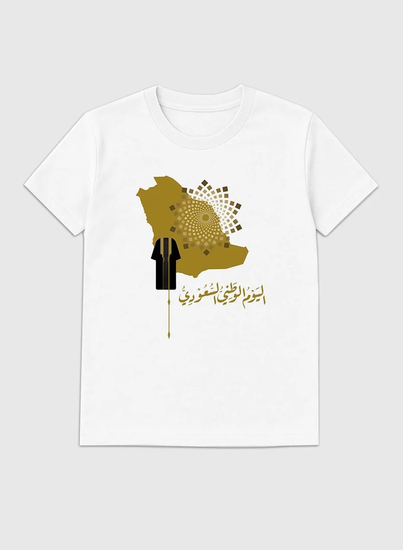 Lowha Cotton T-Shirt for Saudi National Day Celebrations for Women & Men