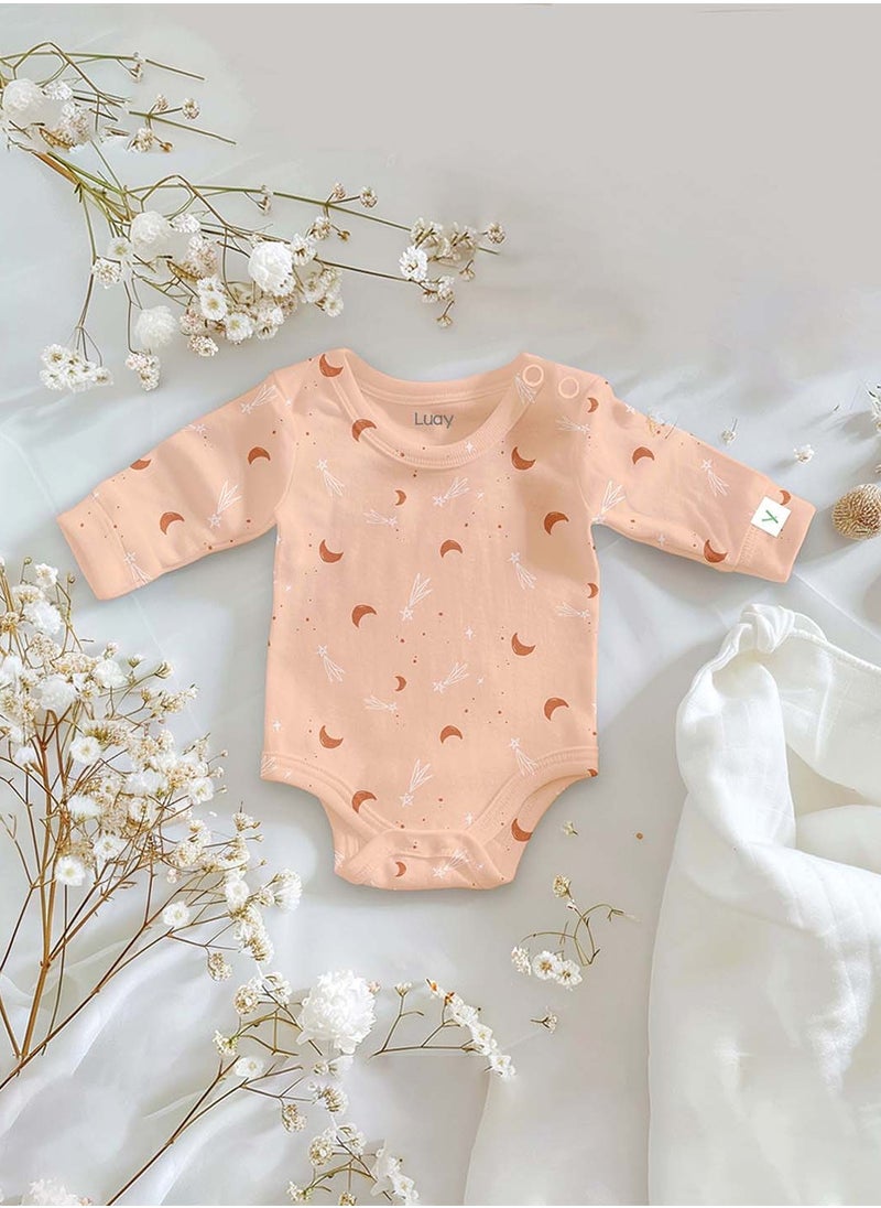 LUAY - LUAY 100% Bamboo based Ultra-Soft fabric Onesies Premium Jumpsuit For Baby Boys & Girls - Soft Fabric with Comfortable Cozy feel, Best Romper Sleepsuits for Newborn Baby,Night suit for infants - Image 1
