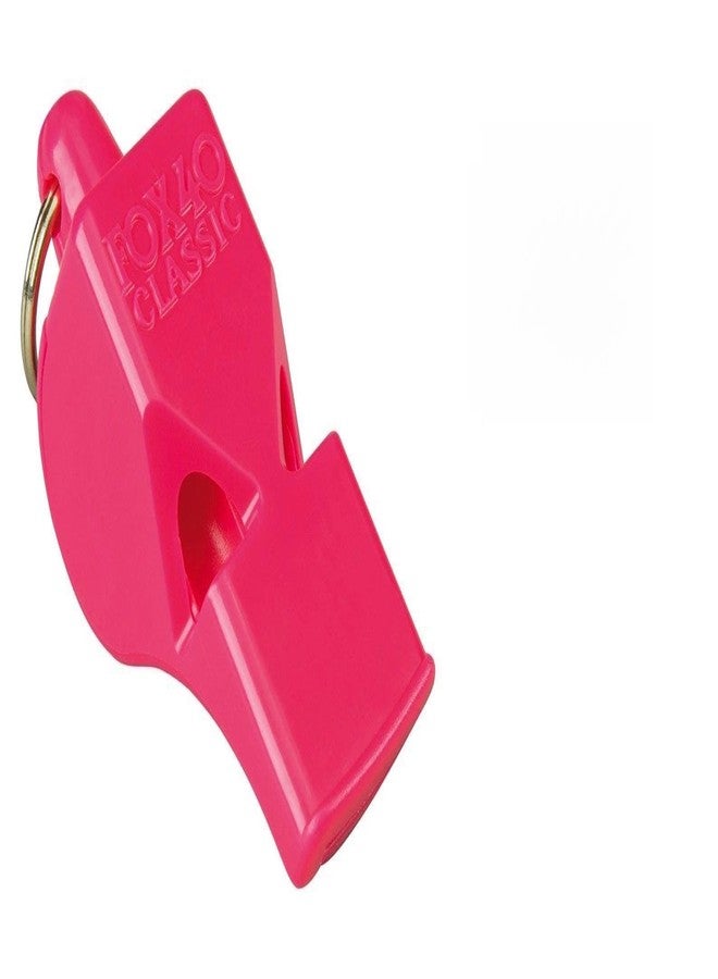 Fox 40 Classic Whistle Referee Safety Dog Rescue Lifeguard - Pink (2-Pack)