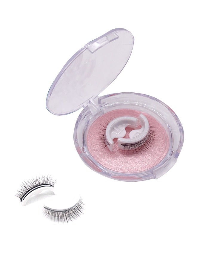 Generic 1 Pairs Self Adhesive Reusable Adhesive Eyelashes  - Image 1