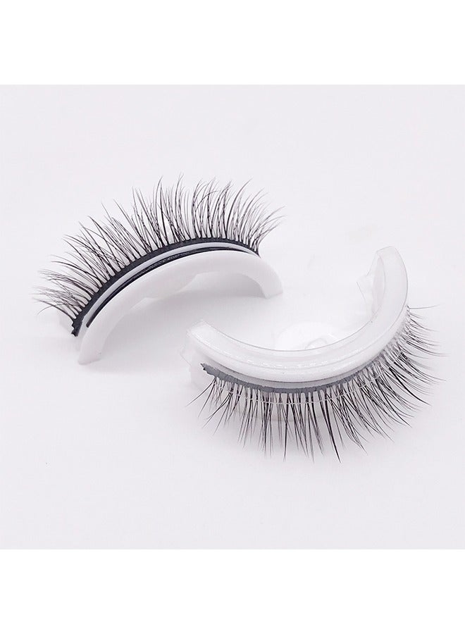 Generic 1 Pairs Self Adhesive Reusable Adhesive Eyelashes  - Image 4