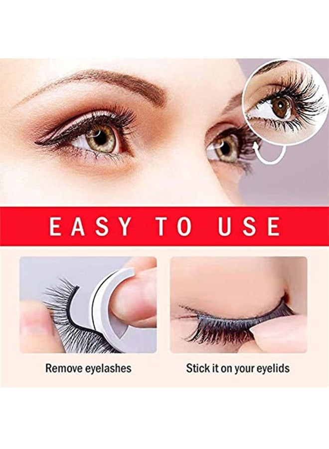 Generic 1 Pairs Self Adhesive Reusable Adhesive Eyelashes  - Image 3