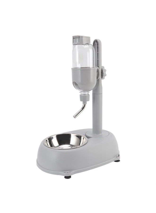 Fydun Pet Standing Water, 500ml Multifunctional Detachable Water Dispenser with Dispenser Bowl Height Adjustable Automatic Feeder - Image 1