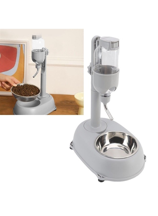 Fydun Pet Standing Water, 500ml Multifunctional Detachable Water Dispenser with Dispenser Bowl Height Adjustable Automatic Feeder - Image 5