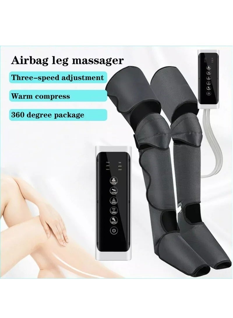 Sequential Air Compression Leg, Knee & Foot Massager w/ Heat 6 Modes Pain Relief  - Image 1