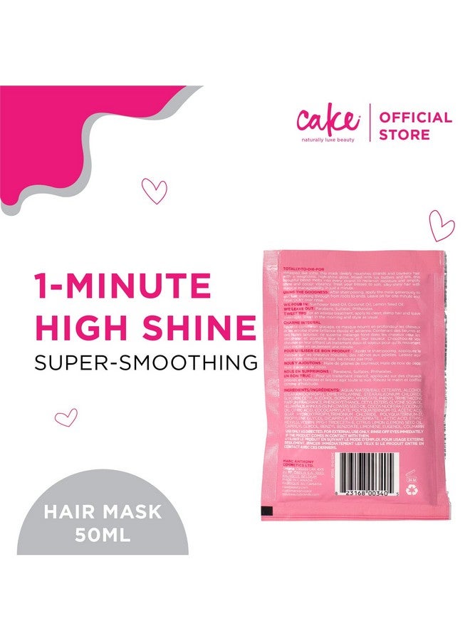 كيك بيوتي قناع الشعر عالي اللمعان في دقيقة واحدة من ذا توب كوت، 1.69 أونصة - Image 3