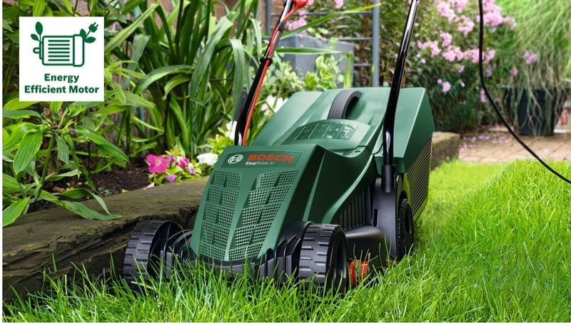 بوش ماكينة قص نجيلة كهرباء بوش 1200 وات، عرض قص 32 سم، سعة 31 لتر، أخضر موديل 06008A6303 - Image 5