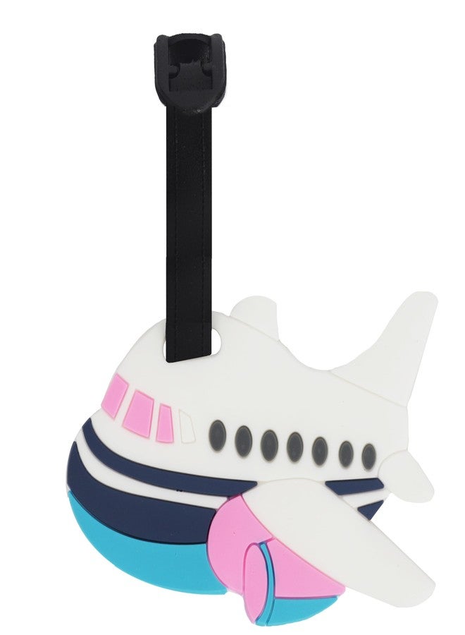 SandT Collection Luggage Tag School Bag ID Holder for Kids Travel (Airplane) - Image 1