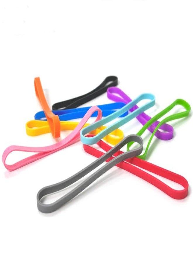 Damyda Rubber Bands Silicone 15 Pcs 5.5inch Elastic Bands for Notebook Books Cooking Wrapping Rubber Bands Boxes Wraps Office Supplies - Image 5