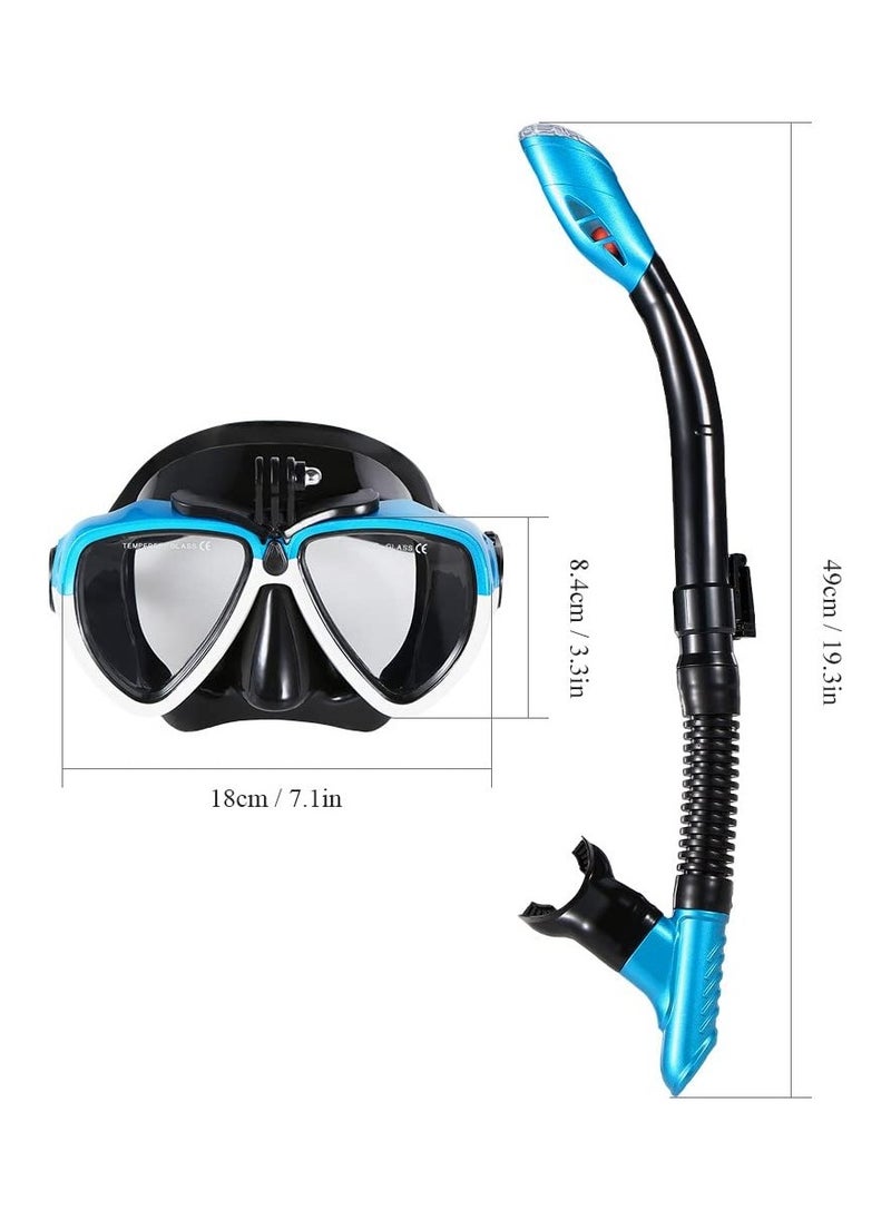 Full Face Snorkel Mask - Diving Mask with Dry Top Breathing System Double-Tube, Anti-Fogging Anti-Leak Snorkeling Gear for Adults and Kids - pzsku/ZC77367D3EE76463A13D7Z/45/_/1740735505/4f091408-f30c-4c50-b94b-a28deaab23fb