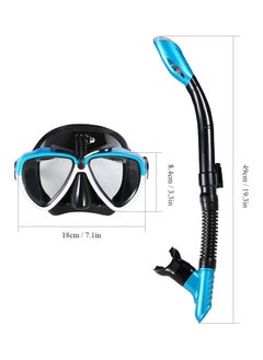 Arabest Full Face Snorkel Mask - Diving Mask with Dry Top Breathing System Double-Tube, Anti-Fogging Anti-Leak Snorkeling Gear for Adults and Kids  - Image 2