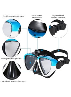 Arabest Full Face Snorkel Mask - Diving Mask with Dry Top Breathing System Double-Tube, Anti-Fogging Anti-Leak Snorkeling Gear for Adults and Kids  - Image 3