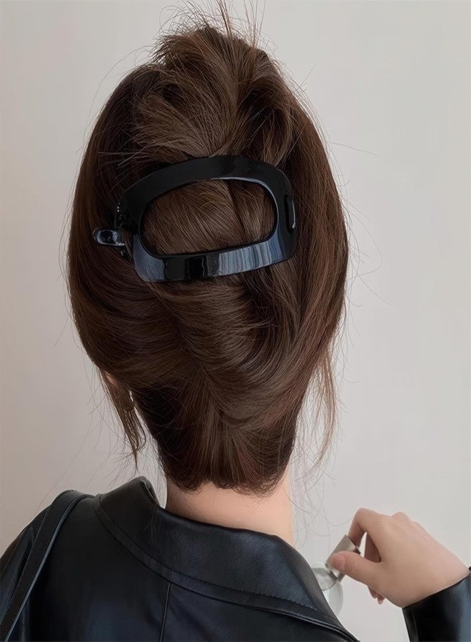 Melodio 6PCS Oval Hair Clip Set for Women - Full-Volume Back Bun Clamps, Elegant French Barrettes, Bobby Pins & Twist Clips, Non-Slip Hair Accessories for Thick Hair, Stylish Updo Tools - Image 5