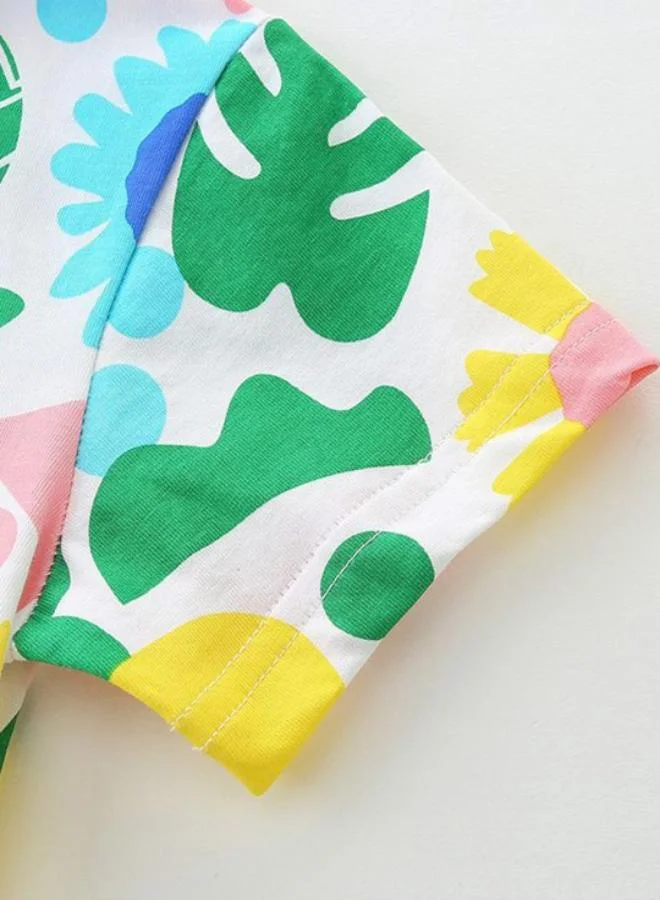 YUNIQEE Tropical Print Dress