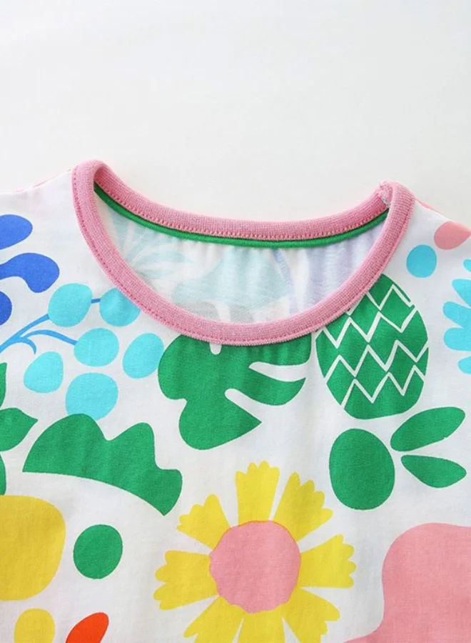 YUNIQEE Tropical Print Dress
