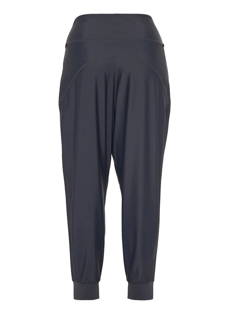 Vicino Vicino Women's High Waisted Full Length Sun Protection Wide Leg Swim Trunks - Lycra - Multi-Size - Grey  - Image 5