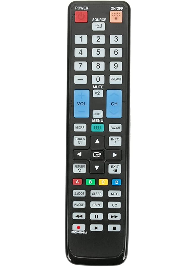 The Bros BN59-01041A Replaced Remote Control Fit for Samsung LED LCD TV LN46C550 LN46C600 LN46C610 LN46C630 LN55C610 LN55C630 LN60C630 PN50C550 PN63C550 LN40D630 LN46D610 - Image 1