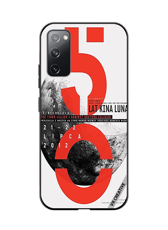 VR CREATIVE Protective Case Cover For Samsung Galaxy S20 FE 5G 50 Kina Luna Design Multicolour - Image 1