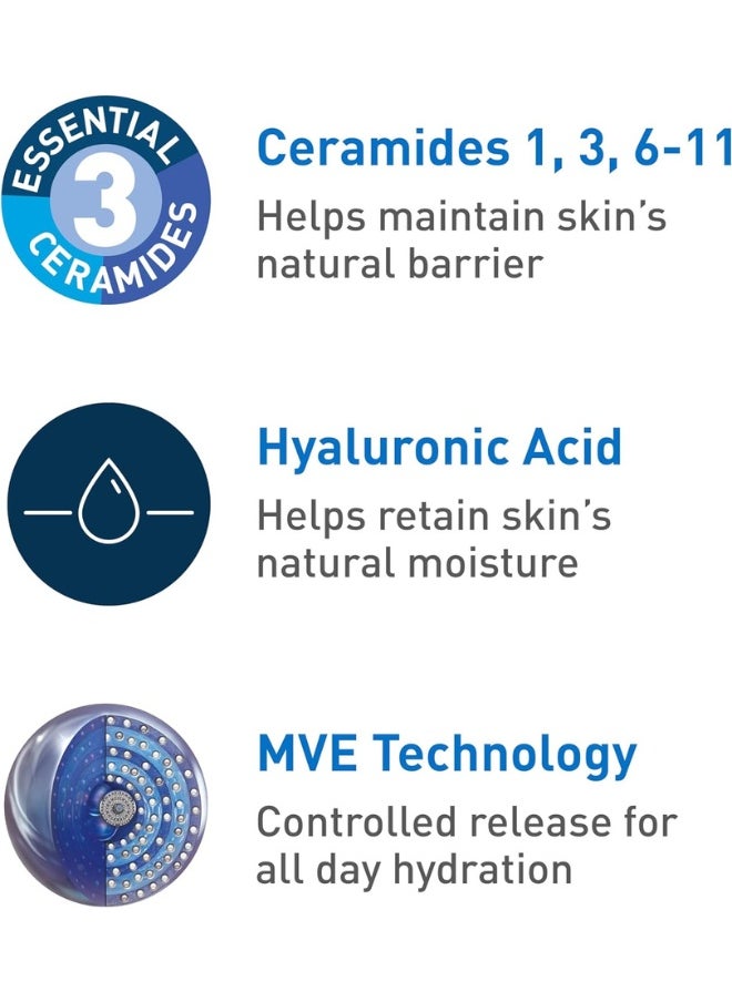 CeraVe Facial Moisturizing Lotion AM SPF 30, 3 oz, Daily Face Moisturizer with SPF.