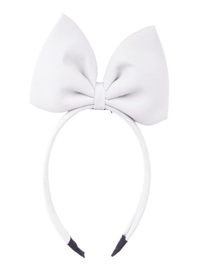 RECTYO GALLERY 1 pcs Hair Band Bow Headbands Headdress for Women and Girls, Perfect Hair Accessories for Party and Cosplay (white) - Image 1