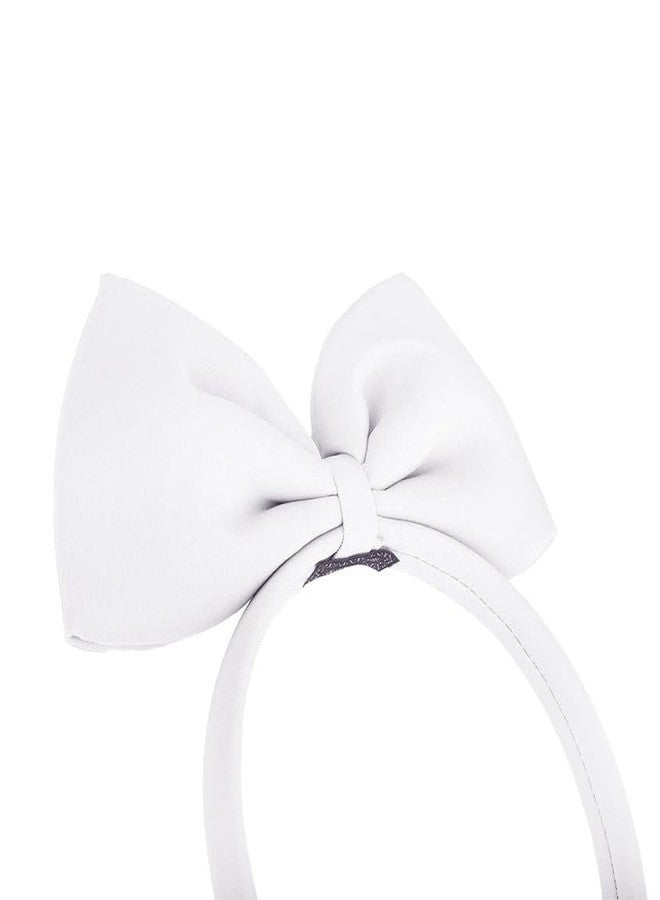 RECTYO GALLERY 1 pcs Hair Band Bow Headbands Headdress for Women and Girls, Perfect Hair Accessories for Party and Cosplay (white) - Image 2