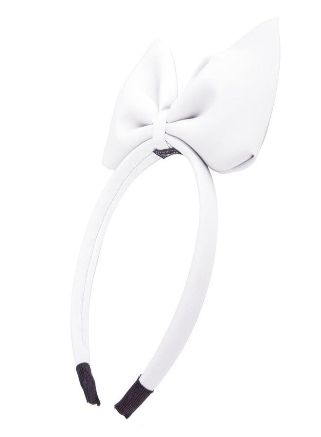 RECTYO GALLERY 1 pcs Hair Band Bow Headbands Headdress for Women and Girls, Perfect Hair Accessories for Party and Cosplay (white) - Image 3