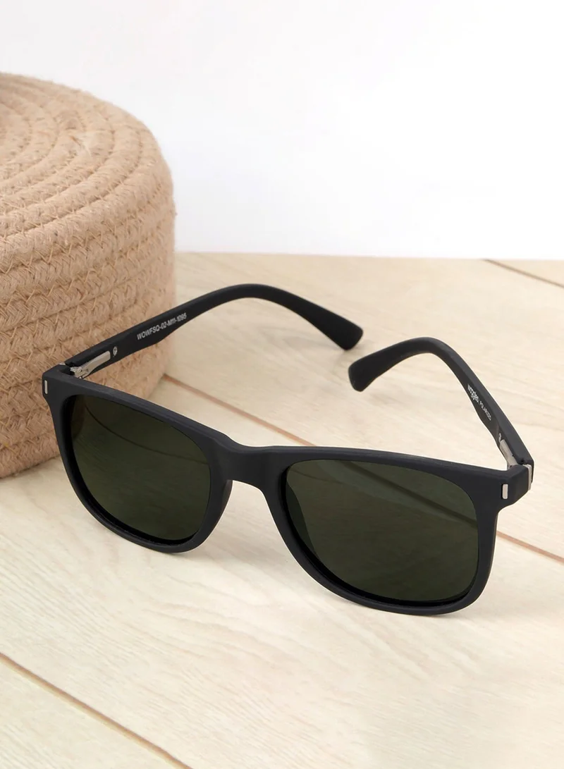 Woggles Moss magic polarized square sunglasses