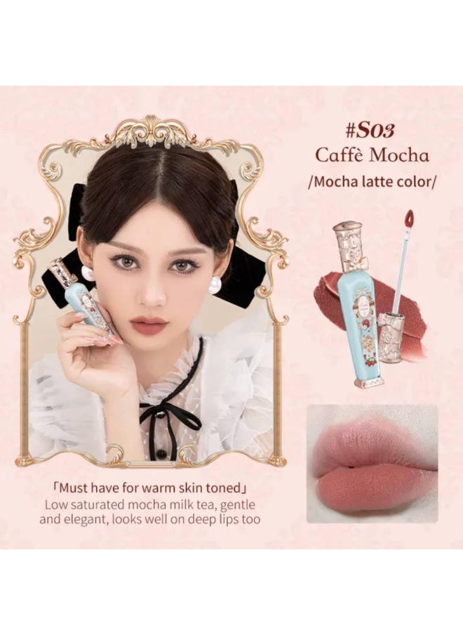 Flower Knows - Strawberry Rococo Series Cloud Lip Cream Lipstick 03 Caffe Mocha - Image 1